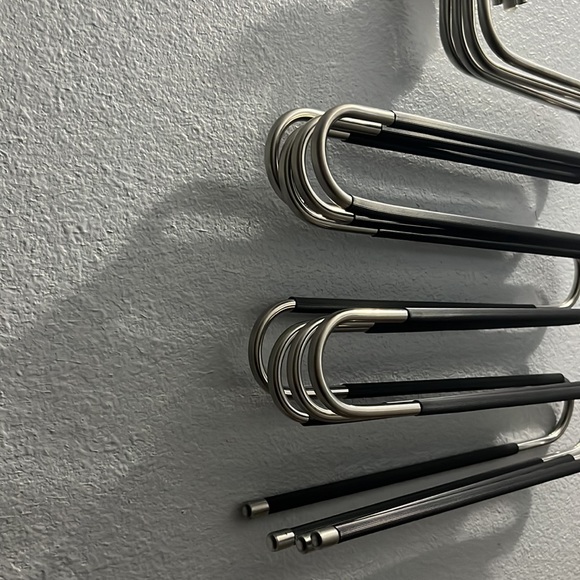 S-Shape Hangers 4 Pack, 5 Layer Stainless Steel High Quality Hangers - Picture 2 of 14